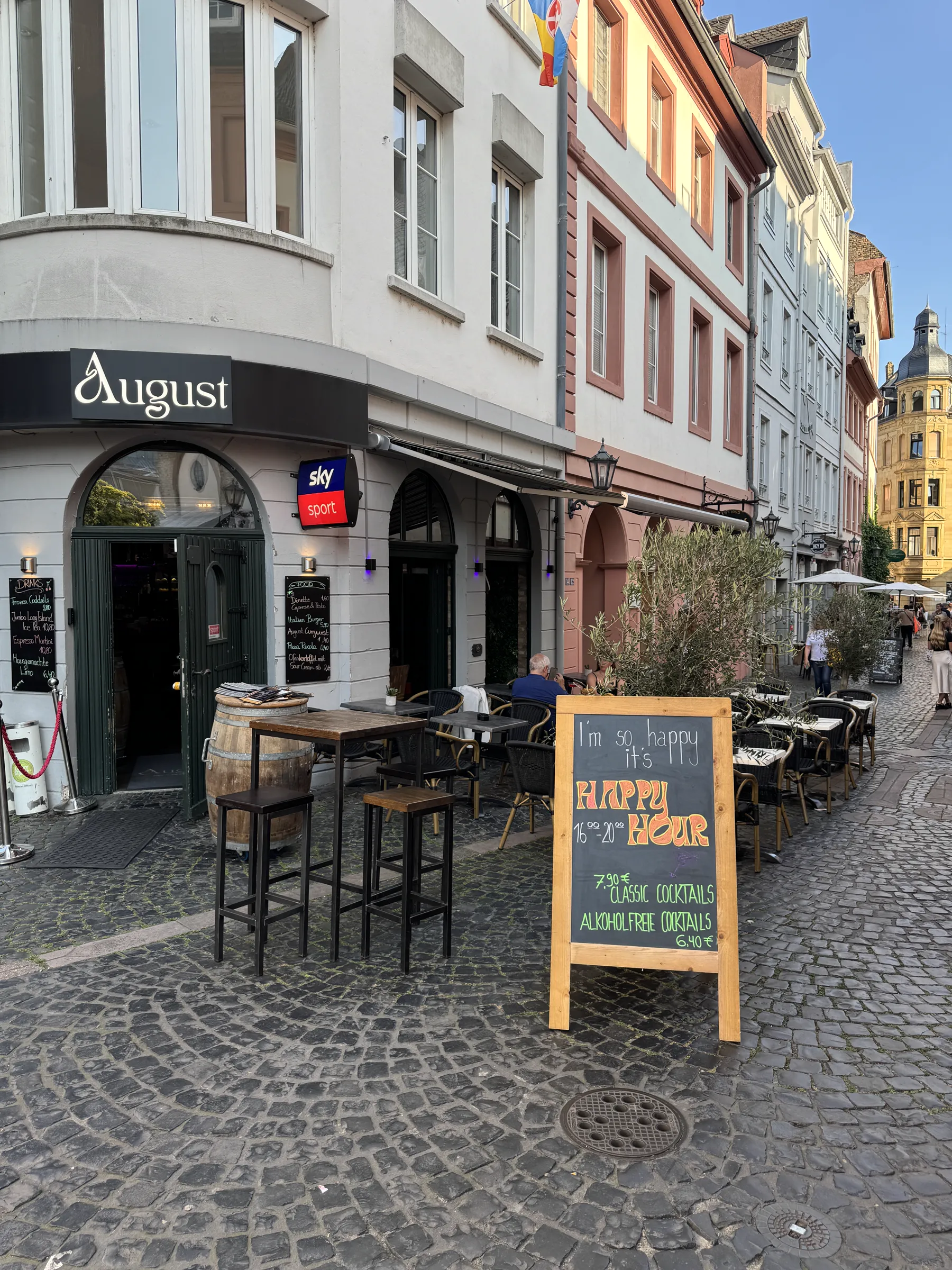 Außenansicht des August am Leichhof in der Mainzer Altstadt